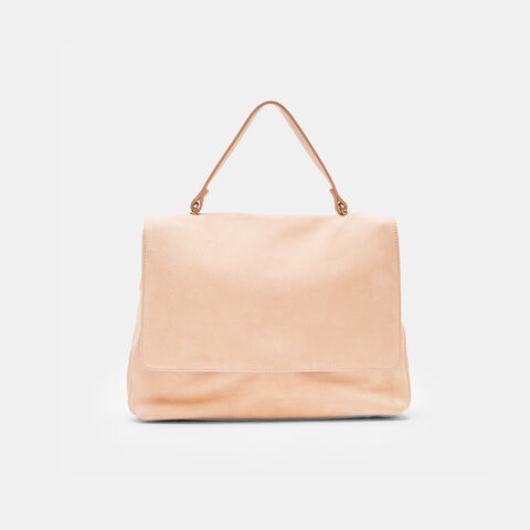 Bolso De Mano De Ante, Rosa Bolso De Mano De Ante, Rosa